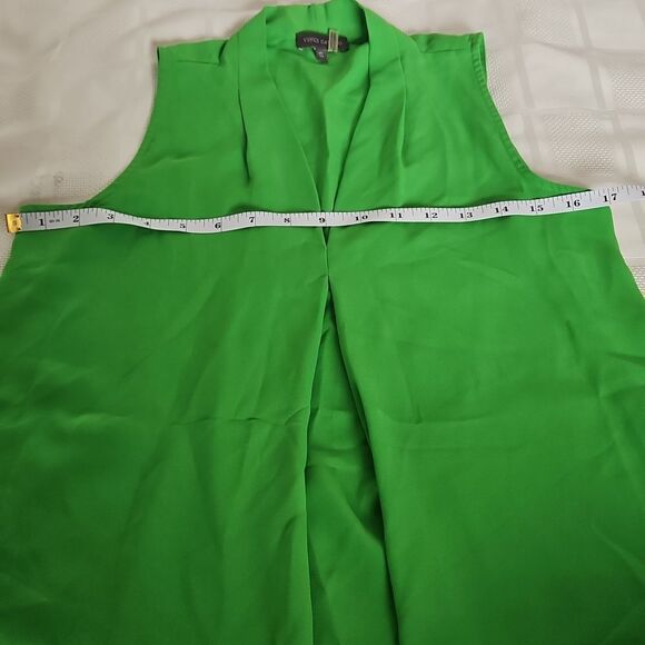 Vince Camuto Sleeveless Top XS Green - Picture 8 of 16